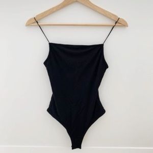Kendall + Kylie Black Bodysuit